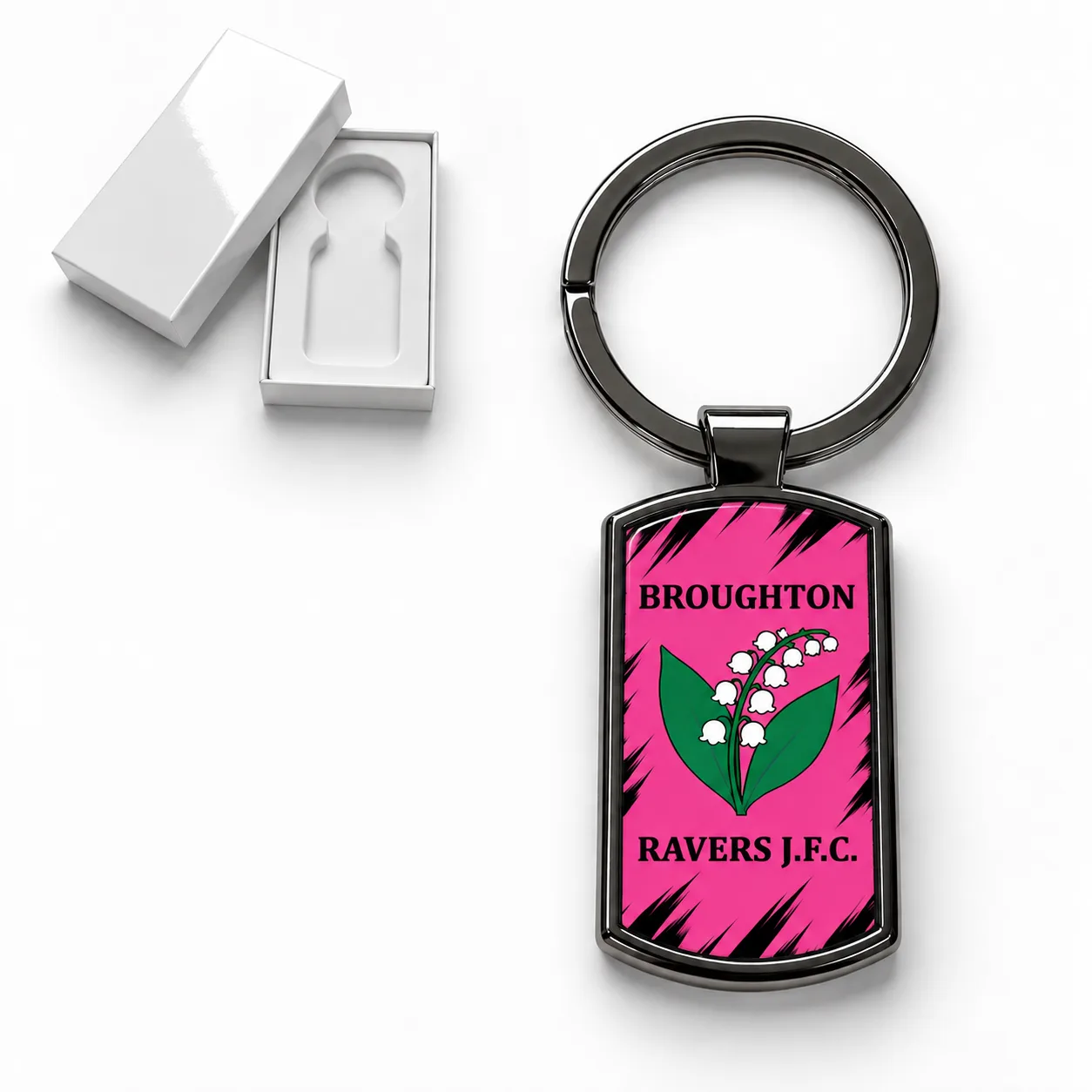 away oblong keyring 26/27