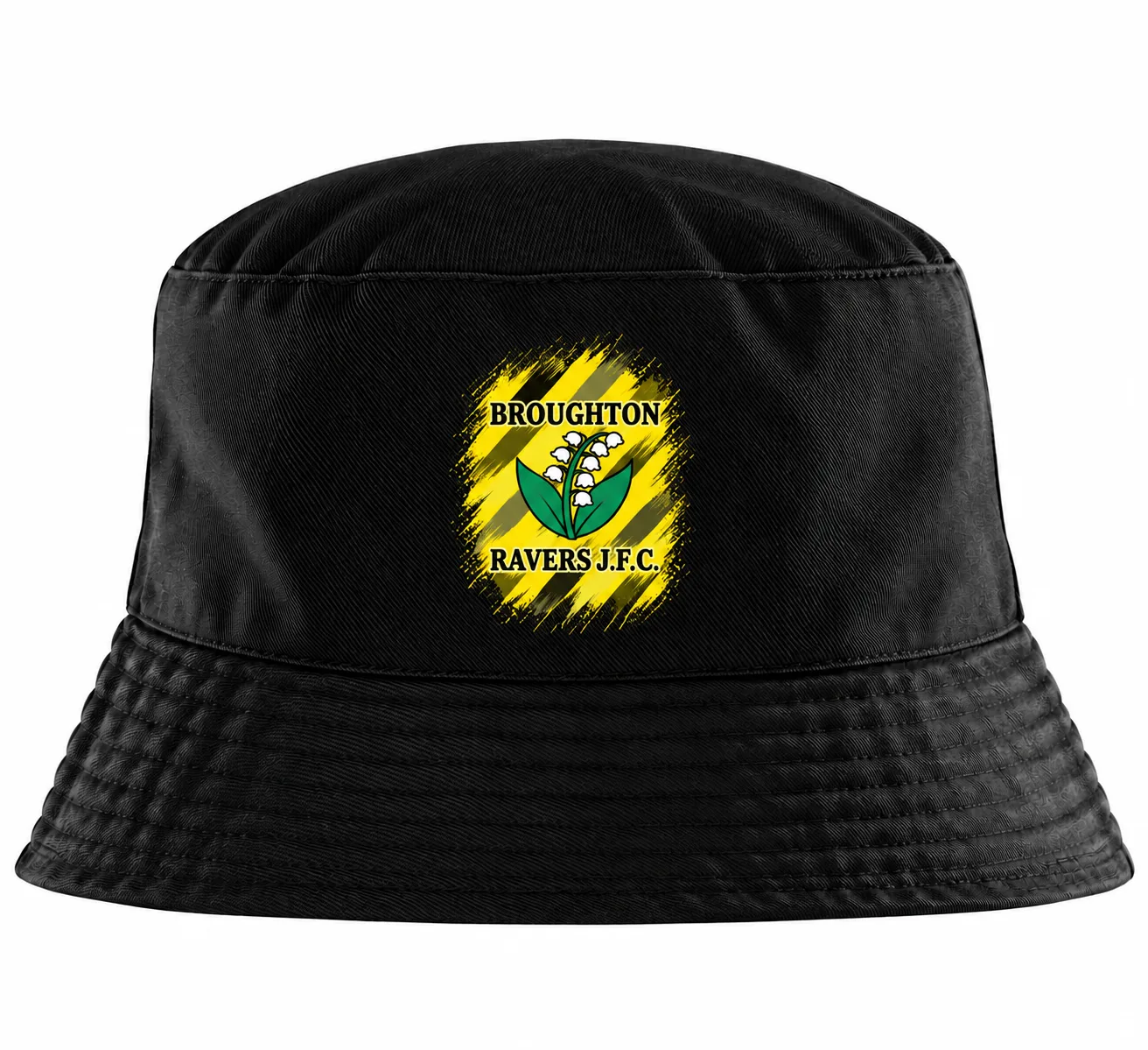 black home bucket hat