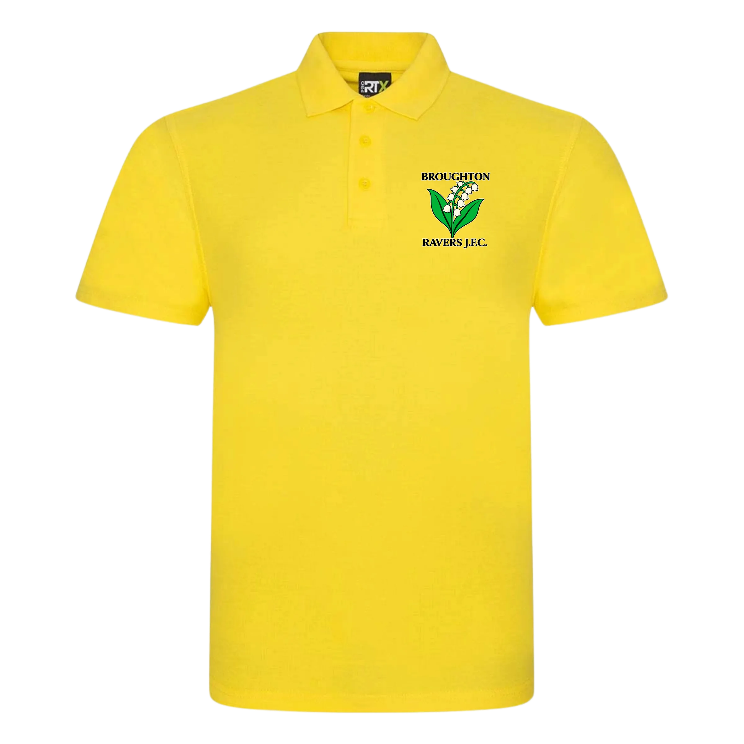 yellow logo polo